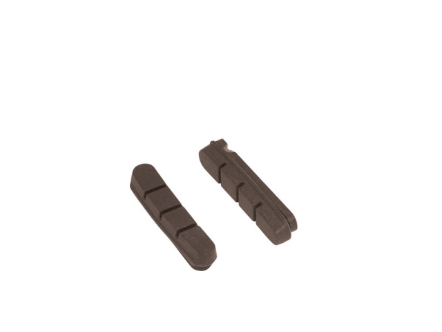 náhradné cestné brzdové gumičky FORCE, dĺžka: 55 mm, KORKOVÉ gumičky na karbónové ráfiky, s drážkou pre SHIMANO a ďalšie pätky.