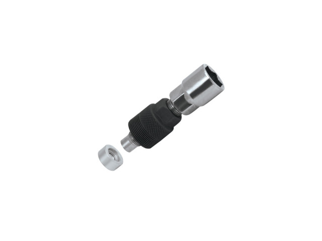 Sťahovák kľuk na Shimano Octalink / klasickú os, odnímateľný adaptér-valček-magnet, pre nástrčný plochý kľúč 16 mm