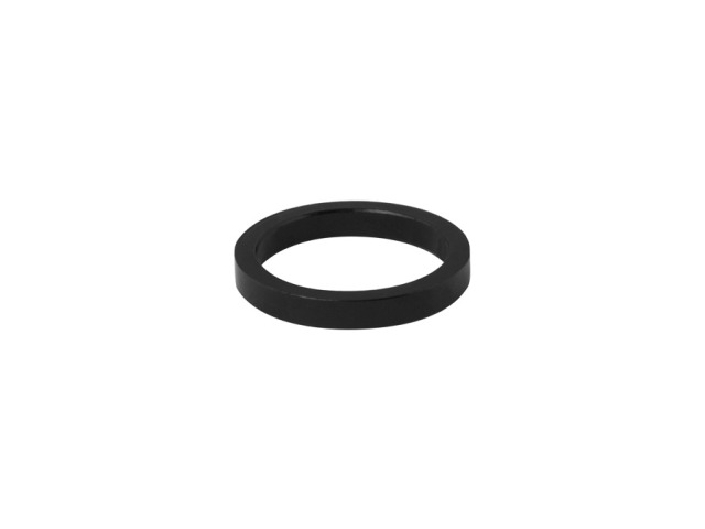 Čierna matná podložka pod predstavec, vnútorný priemer: 29 mm, vonkajší priemer: 36 mm, výška: 5 mm.