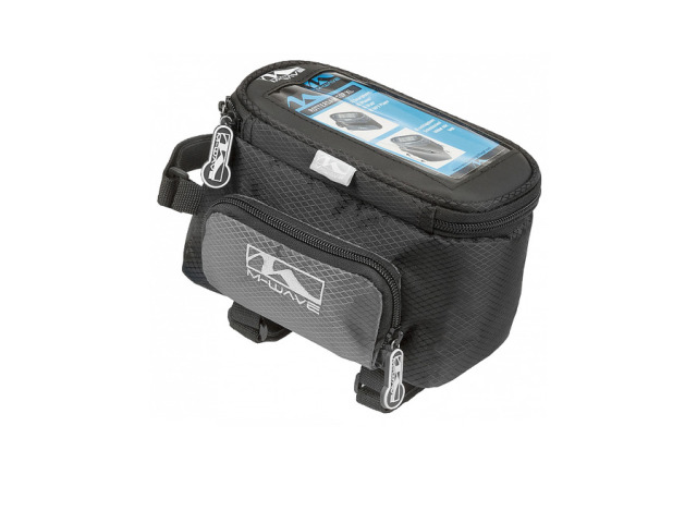 Taška na hornú rámovú trubku, dve rozložiteľné bočné vrecká, horné vrecko na mobil, I-Phone, Smartphone, GPS.