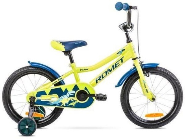 Detský bicykel značky Romet, vhodný pre deti od 4 rokov. Prvé šliapnutia do pedálov vašich malých ratolestí budú veľkou zábavou. Vďaka oceľovej konštrukcií je bicykel veľmi odolný a spoľahlivý v každej situácií. Pridávne kolieska zaiste prinesú viac bezpečnosti pri jazde.
